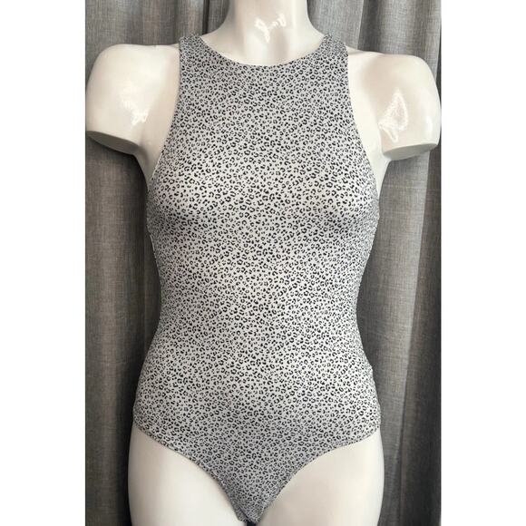 Gaze NWT Bodysuit Womens Animal Print Sleeveless Soft Fabric Size Xsmall - Picture 1 of 12